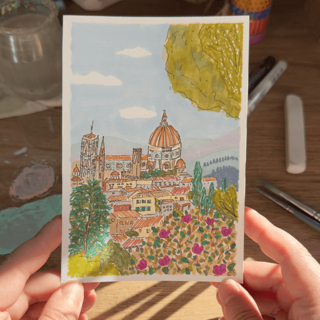 Balade fleurie à Florence 