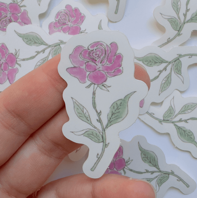 Autocollant Rose