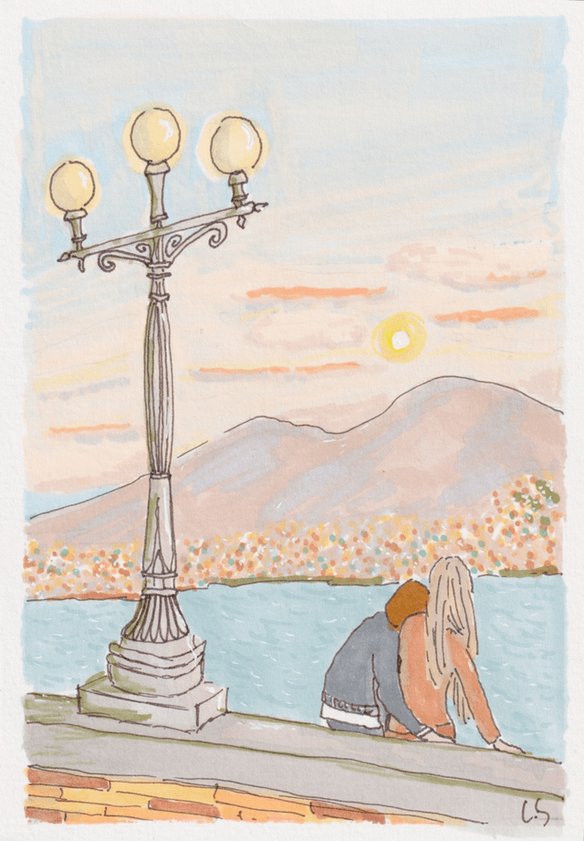 Vésuve romantique